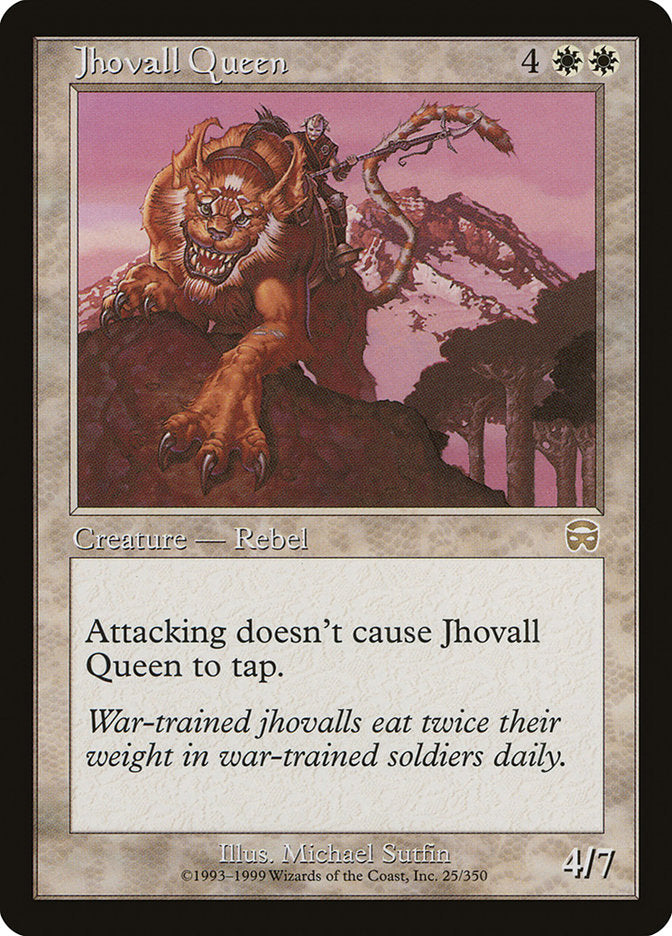 Jhovall Queen [Mercadian Masques] [Foil]