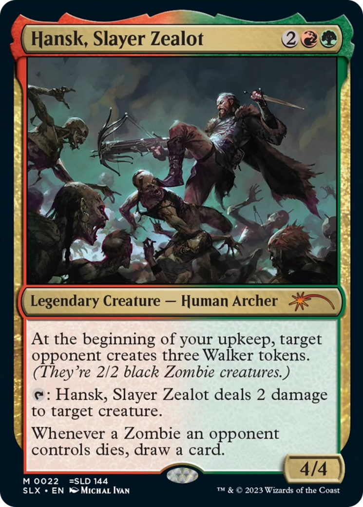 Hansk, Slayer Zealot [Secret Lair: Universes Within] [Foil]