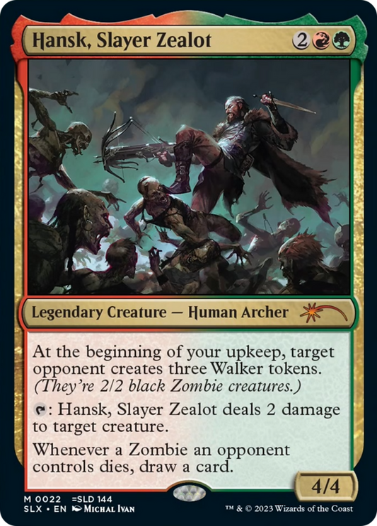 Hansk, Slayer Zealot [Secret Lair: Universes Within] [Foil]