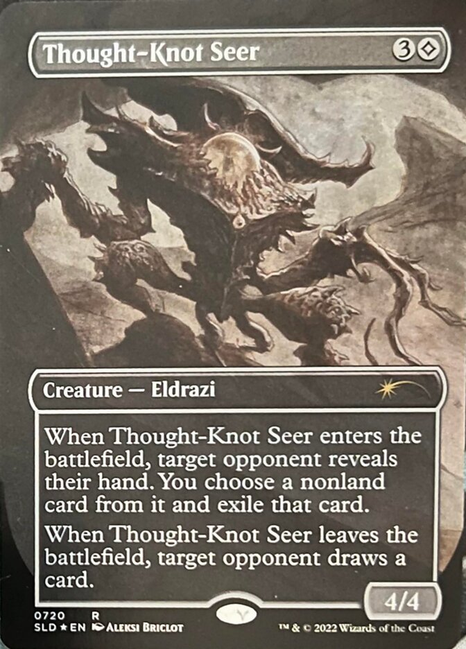 Thought-Knot Seer (720) (Borderless) [Secret Lair Drop Promos] [Foil]