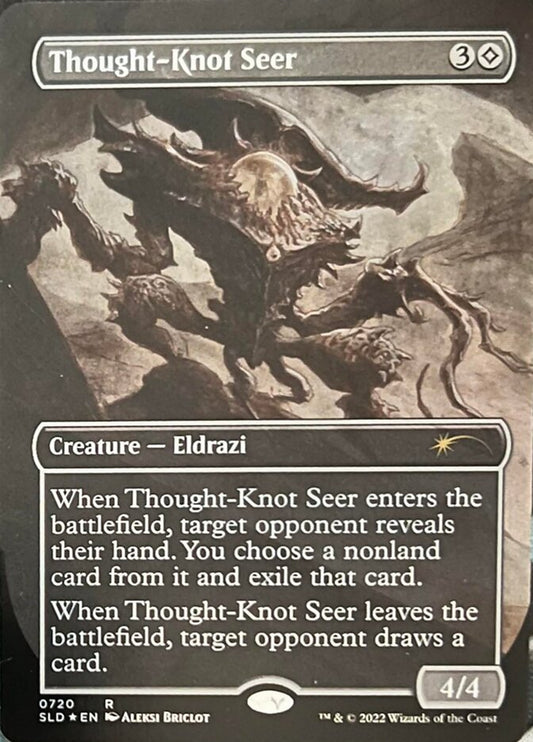 Thought-Knot Seer (720) (Borderless) [Secret Lair Drop Promos] [Foil]