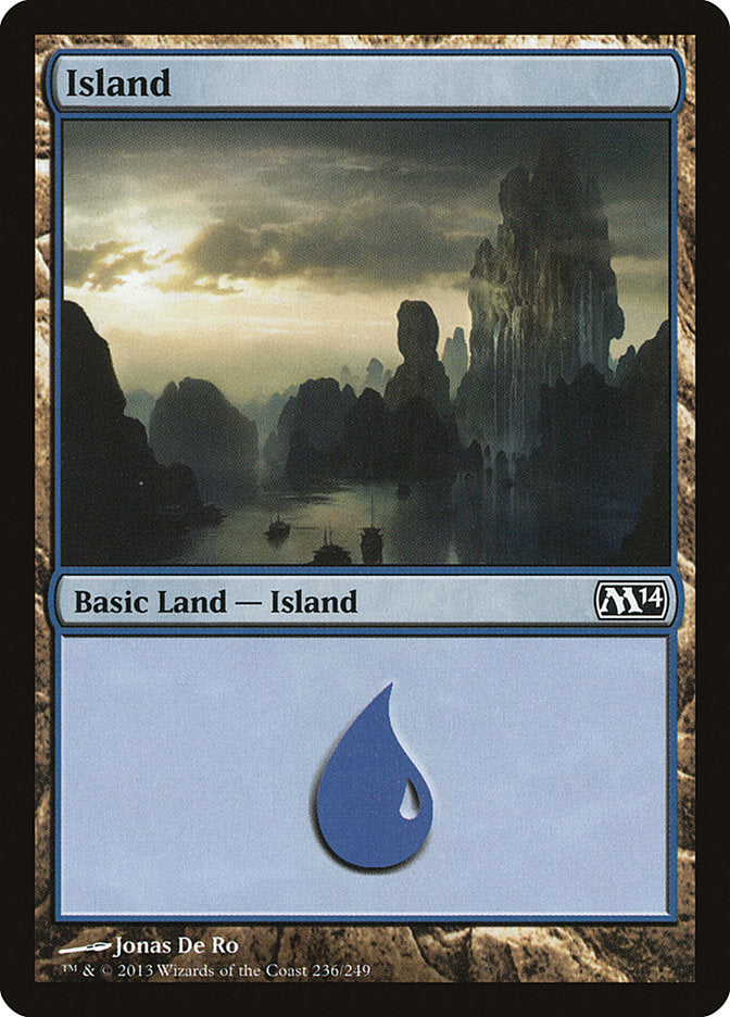 Island (236) [Core Set 2014] [Foil]