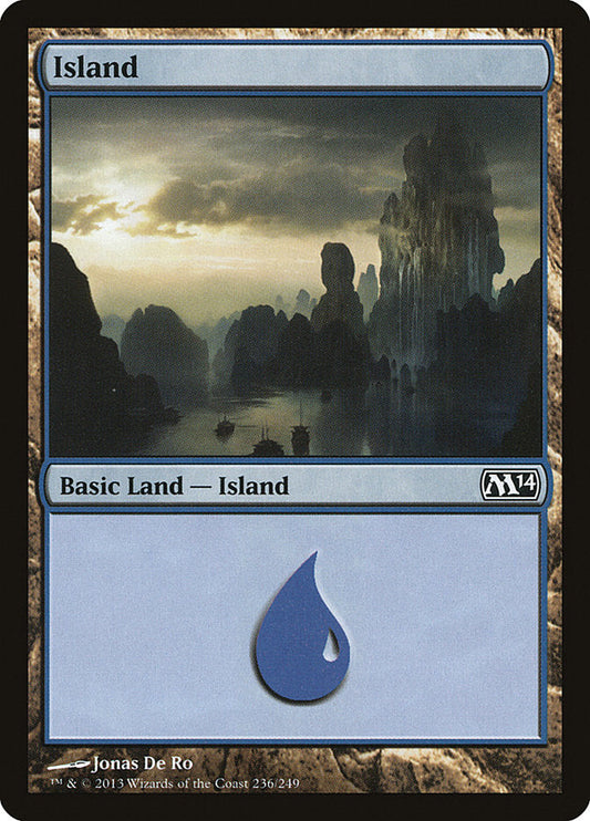 Island (236) [Core Set 2014] [Foil]