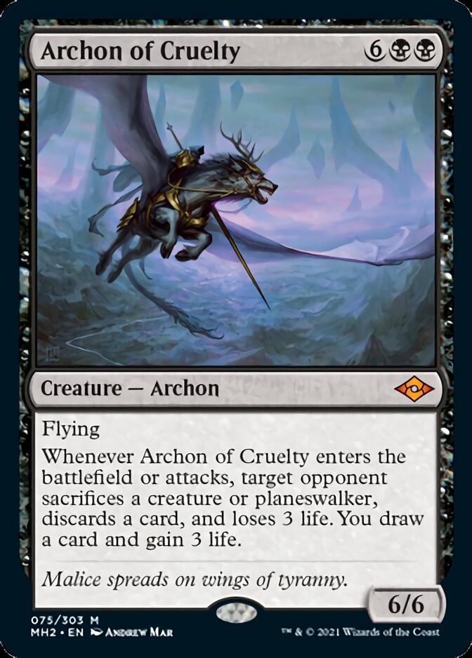 Archon of Cruelty [Modern Horizons 2] [Foil]