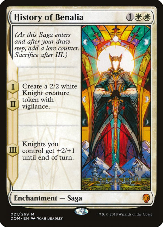 History of Benalia (Promo Pack) [Dominaria Promos] [Foil]