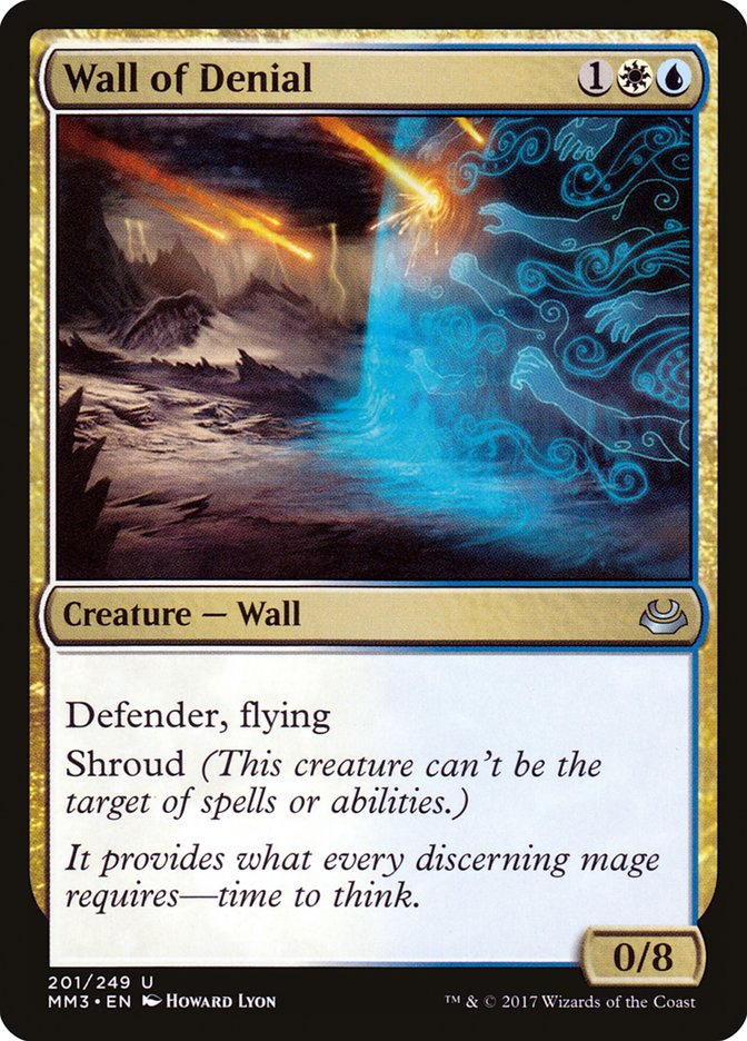 Wall of Denial [Modern Masters 2017] [Foil]