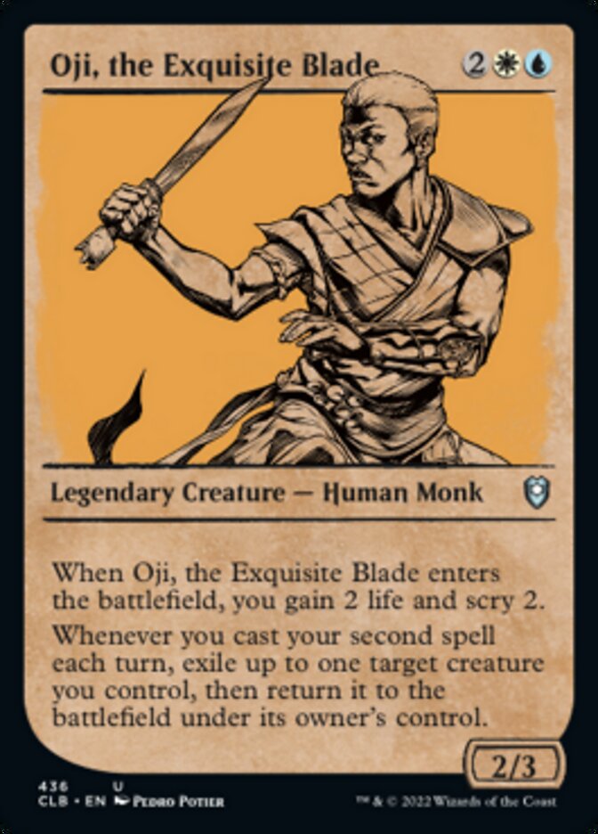 Oji, the Exquisite Blade (Showcase) [Commander Legends: Battle for Baldur's Gate] [Foil]