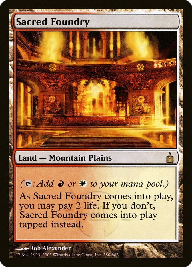 Sacred Foundry [Ravnica: City of Guilds] [Foil]