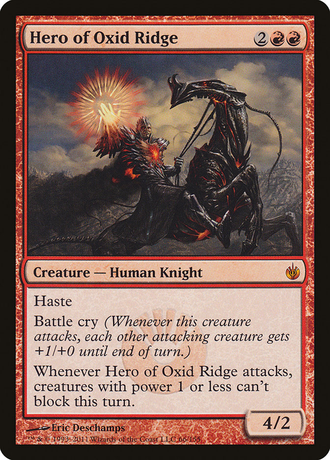 Hero of Oxid Ridge [Mirrodin Besieged] [Foil]