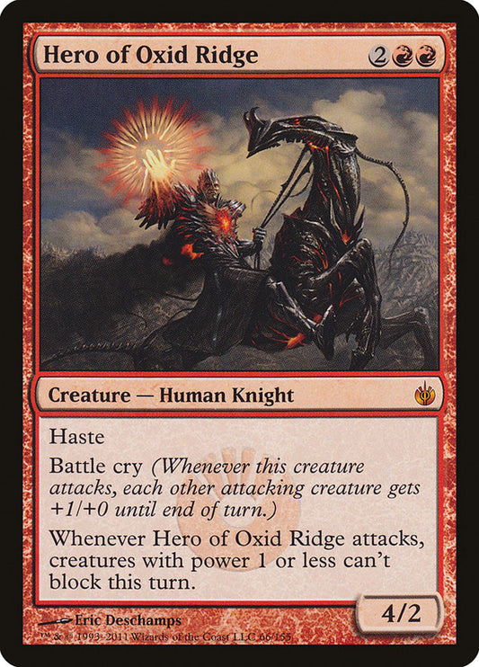 Hero of Oxid Ridge [Mirrodin Besieged] [Foil]