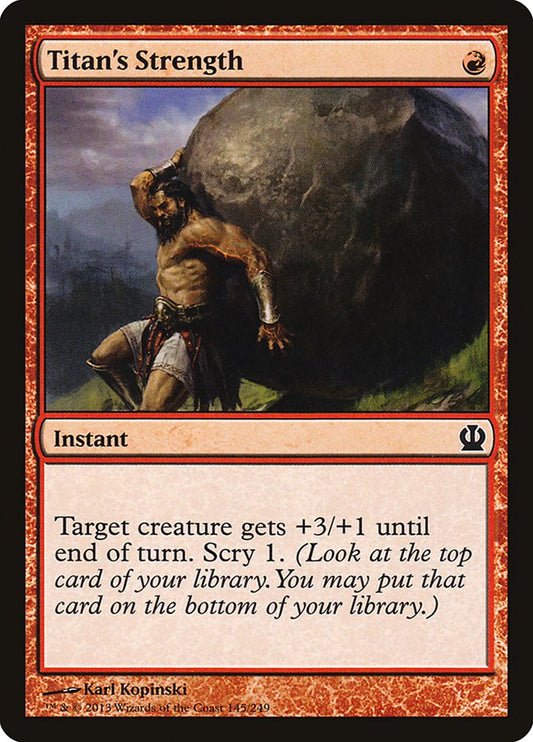 Titan's Strength [Theros] [Foil]