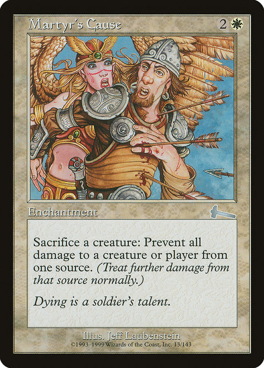 Martyr's Cause [Urza's Legacy] [Foil]