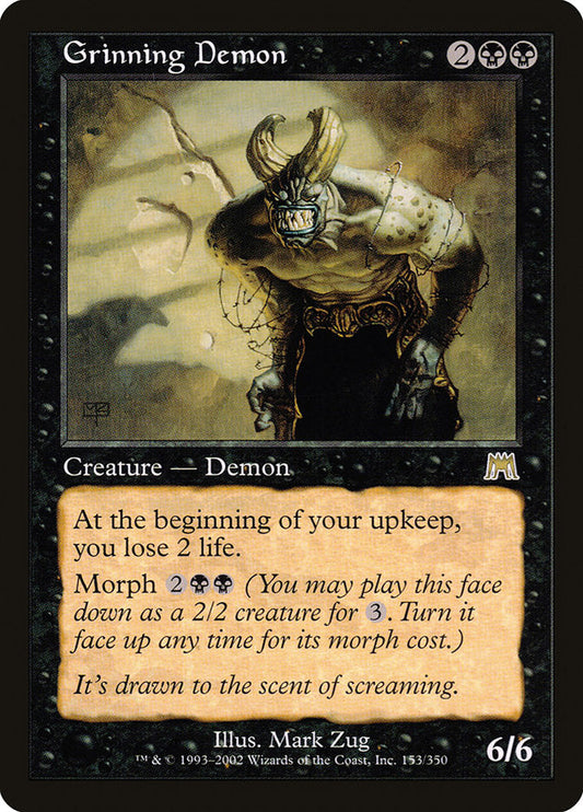 Grinning Demon [Onslaught] [Foil]
