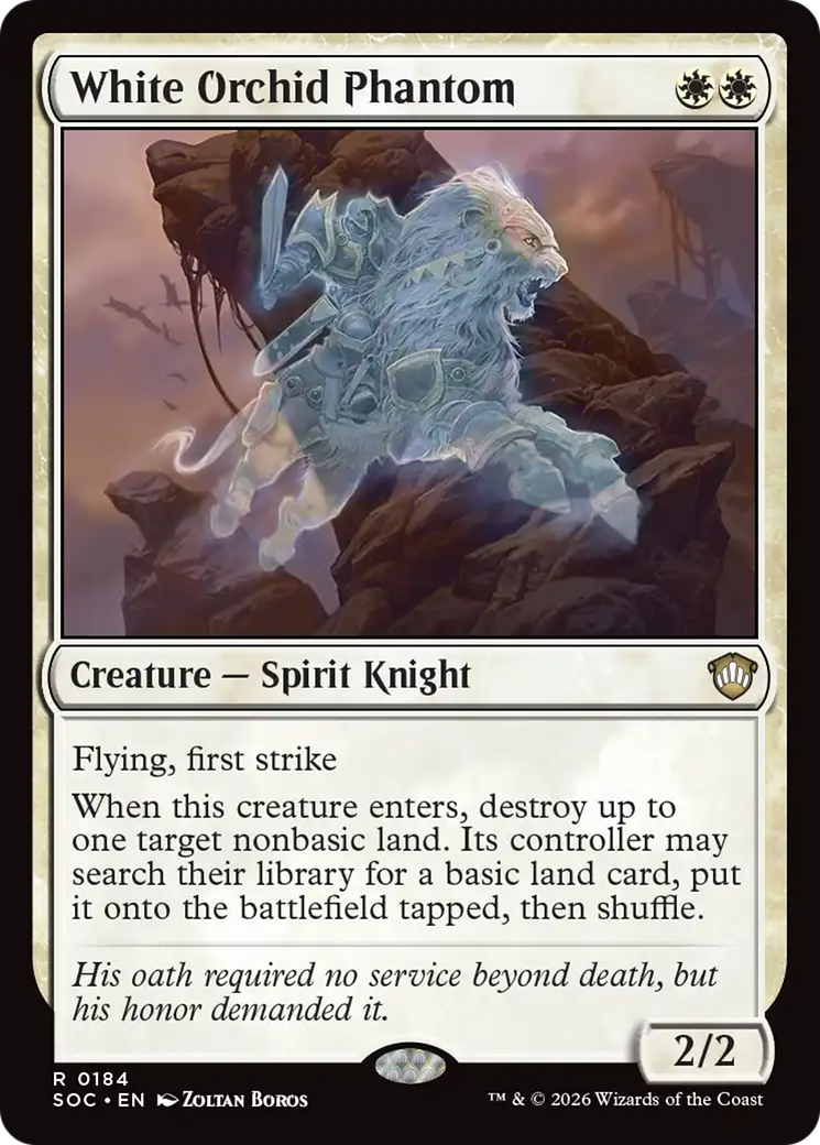 White Orchid Phantom [Secrets of Strixhaven Commander] [Foil]