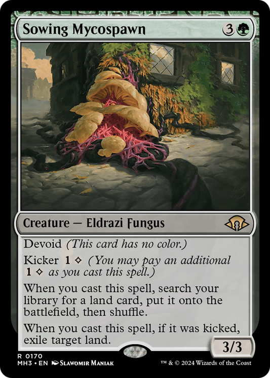 Sowing Mycospawn [Modern Horizons 3] [Foil]