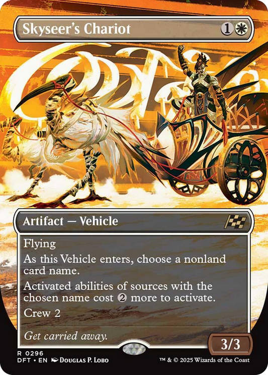 Skyseer's Chariot (Borderless) [Aetherdrift] [Foil]
