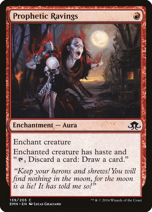 Prophetic Ravings [Eldritch Moon] [Foil]