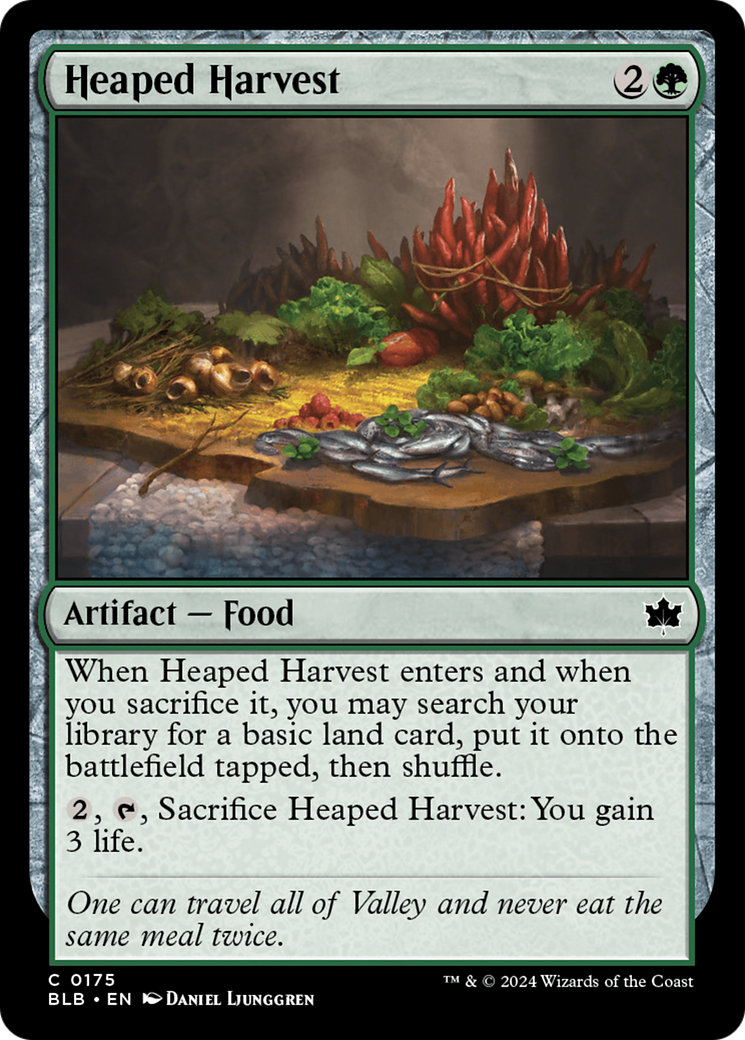 Heaped Harvest [Bloomburrow] [Foil]