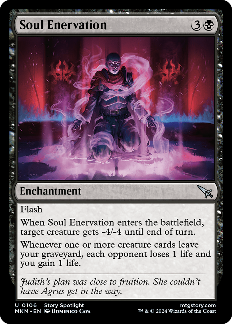 Soul Enervation [Murders at Karlov Manor] [Foil]