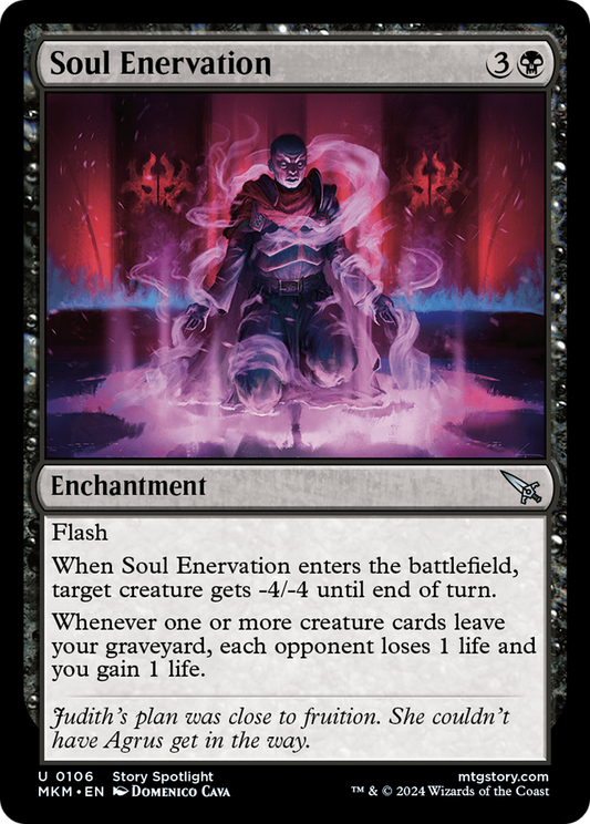 Soul Enervation [Murders at Karlov Manor] [Foil]