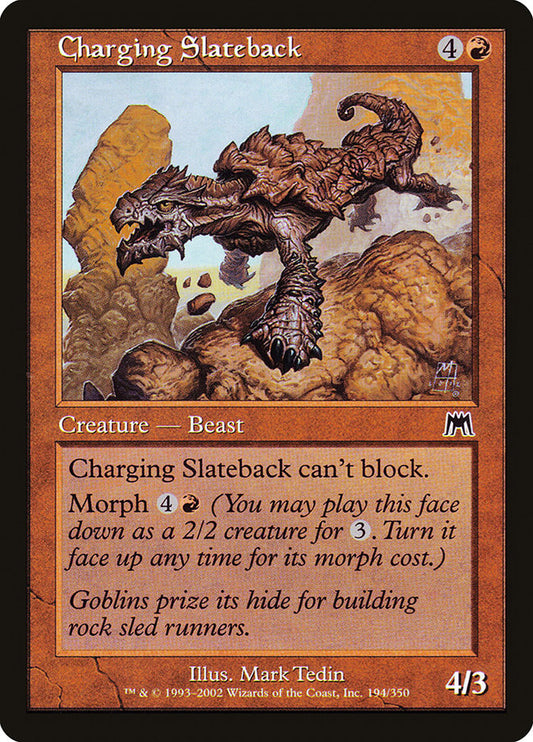 Charging Slateback [Onslaught] [Foil]