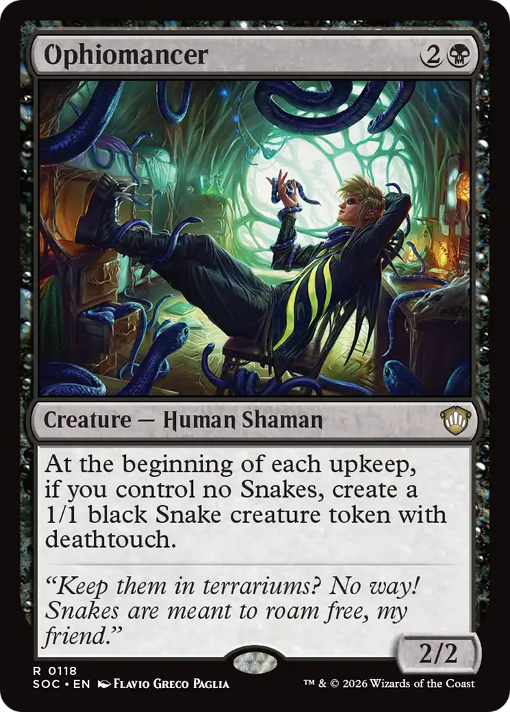 Ophiomancer [Secrets of Strixhaven Commander] [Foil]