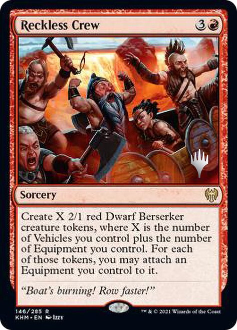 Reckless Crew (Promo Pack) [Kaldheim Promos] [Foil]