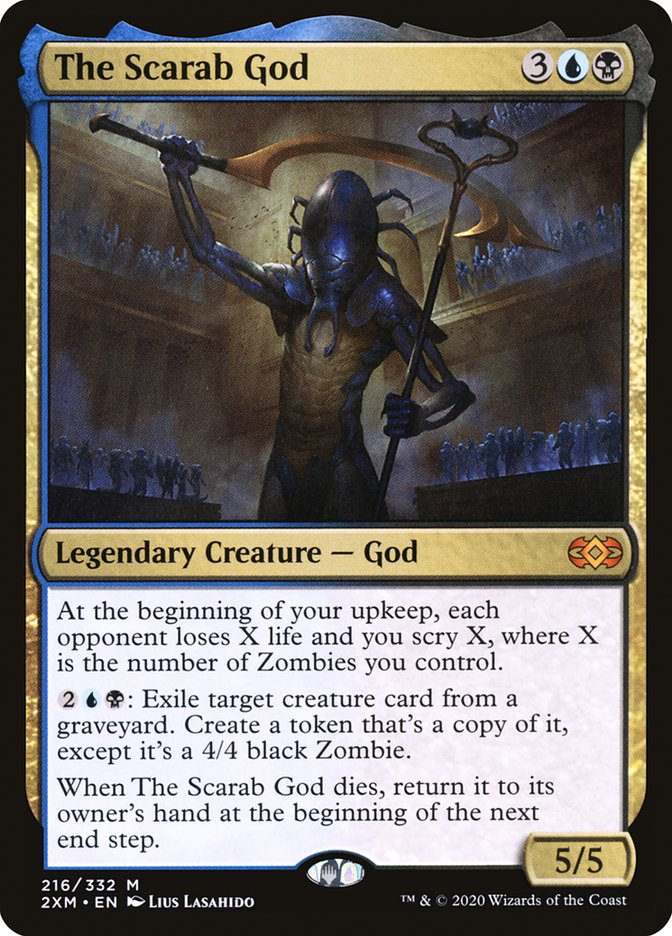 The Scarab God [Double Masters] [Foil]