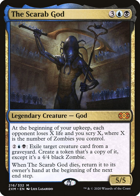 The Scarab God [Double Masters] [Foil]