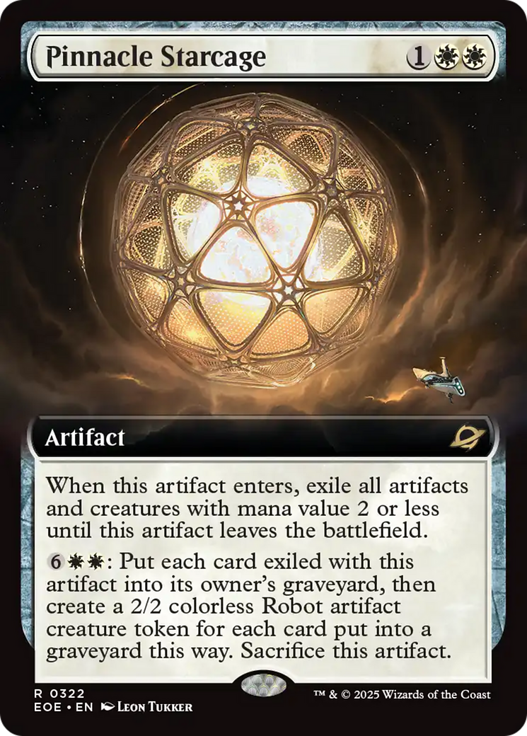 Pinnacle Starcage (Extended Art) [Edge of Eternities] [Foil]