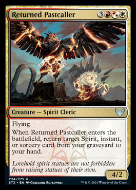 Returned Pastcaller [Strixhaven: School of Mages] [Foil]