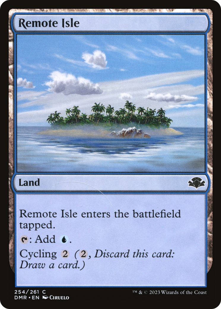 Remote Isle [Dominaria Remastered] [Foil]