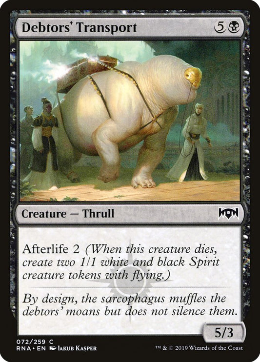 Debtors' Transport [Ravnica Allegiance] [Foil]