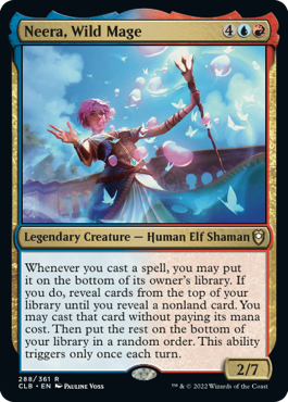 Neera, Wild Mage [Commander Legends: Battle for Baldur's Gate] [Foil]