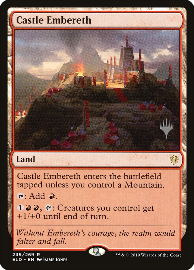 Castle Embereth (Promo Pack) [Throne of Eldraine Promos] [Foil]
