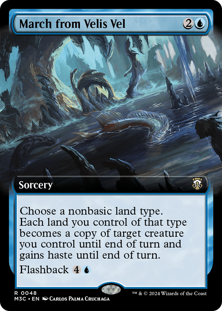 March from Velis Vel (Extended Art) [Modern Horizons 3 Commander] [Foil]