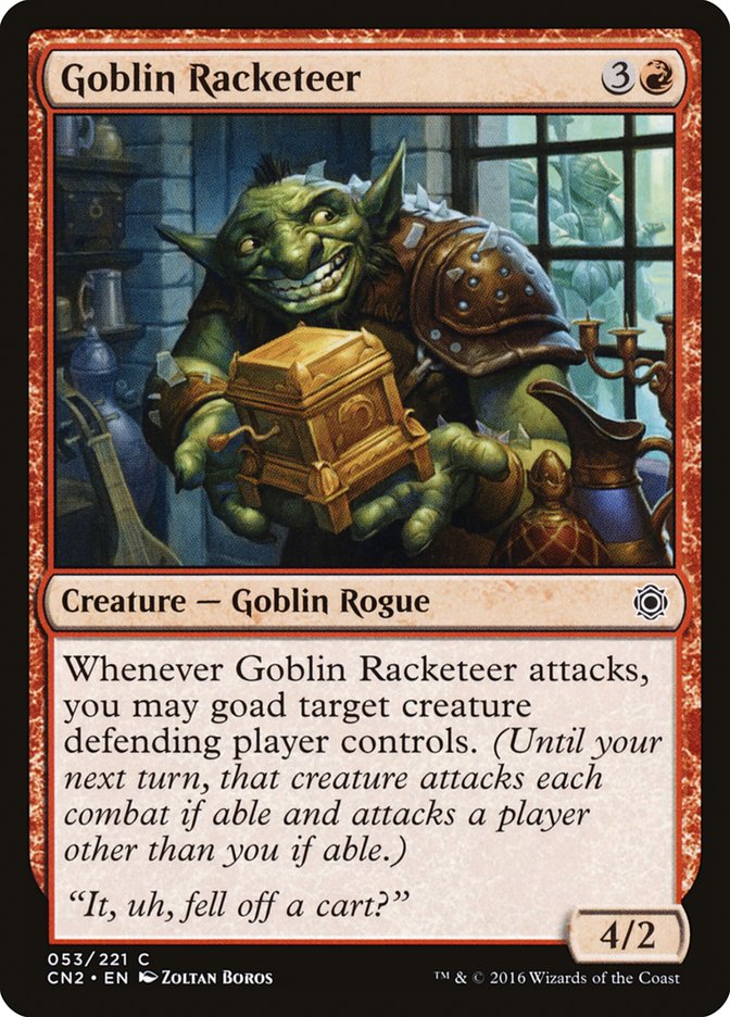 Goblin Racketeer [Conspiracy: Take the Crown] [Foil]