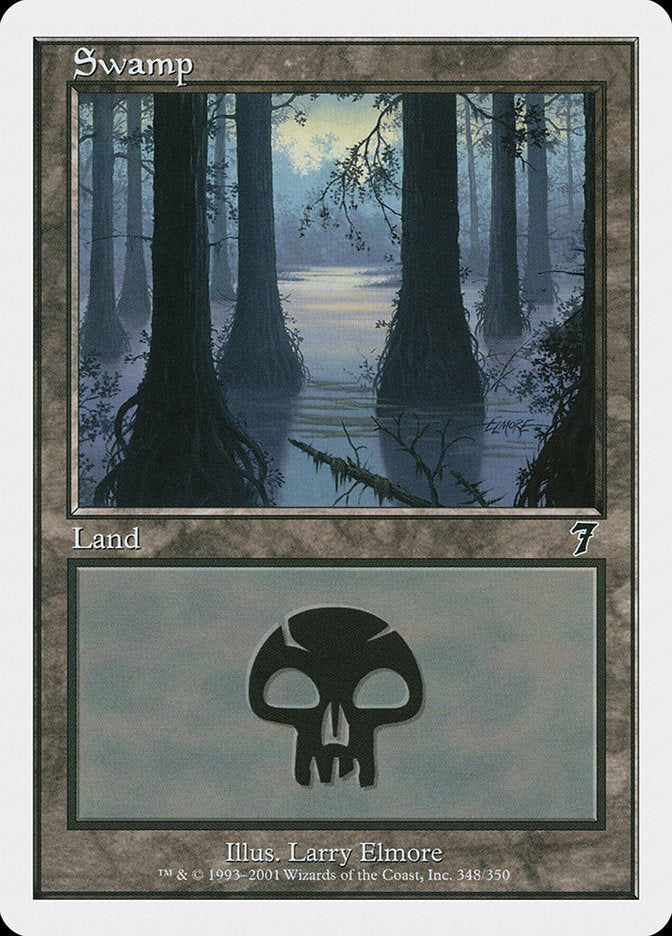 Swamp (348) [Seventh Edition] [Foil]