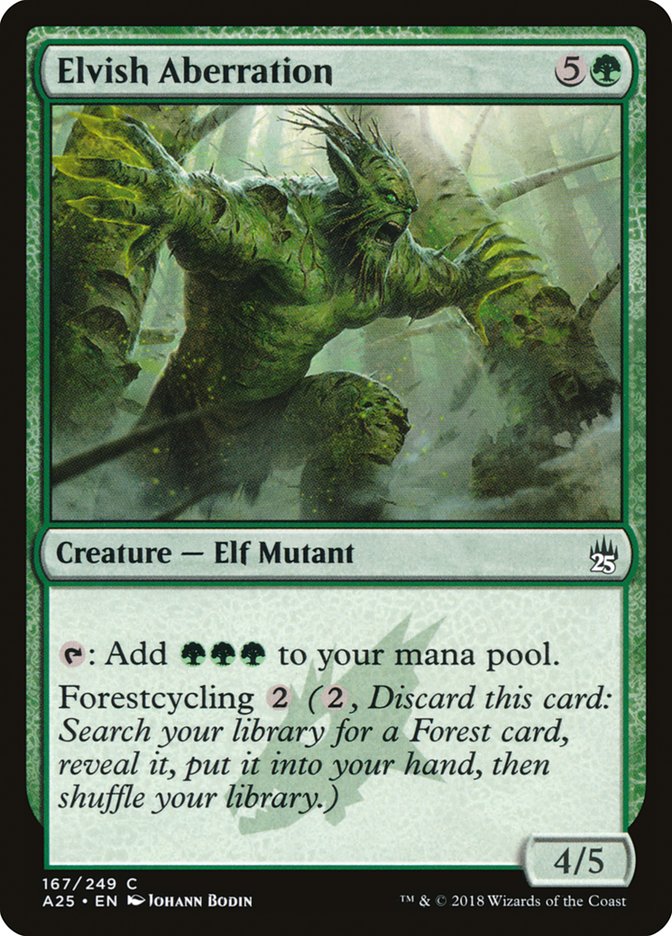 Elvish Aberration [Masters 25] [Foil]