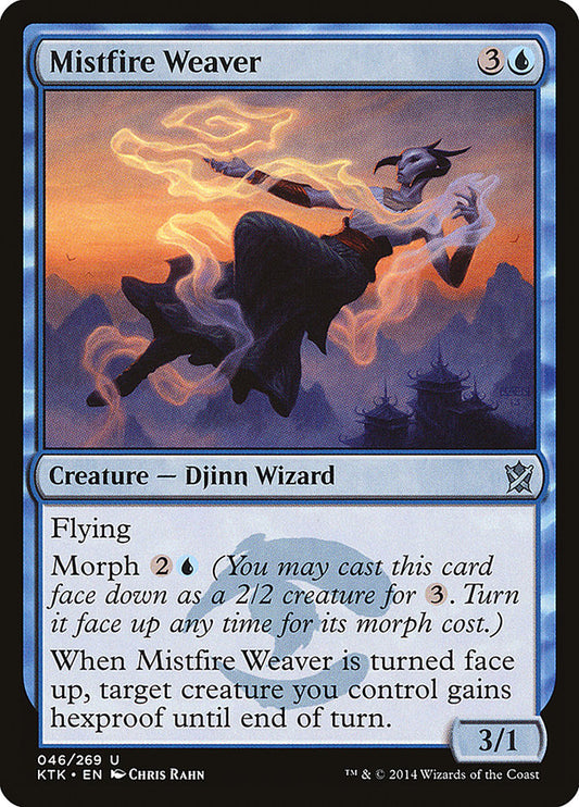Mistfire Weaver [Khans of Tarkir] [Foil]