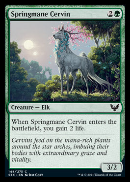 Springmane Cervin [Strixhaven: School of Mages] [Foil]