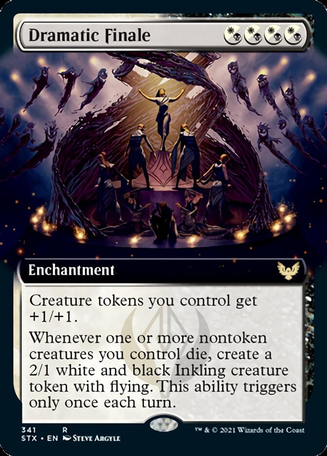 Dramatic Finale (Extended Art) [Strixhaven: School of Mages] [Foil]