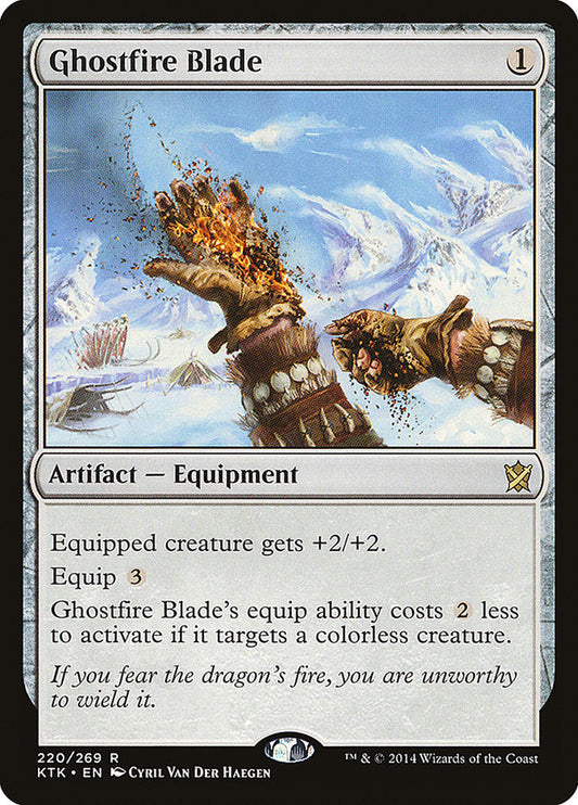 Ghostfire Blade [Khans of Tarkir] [Foil]