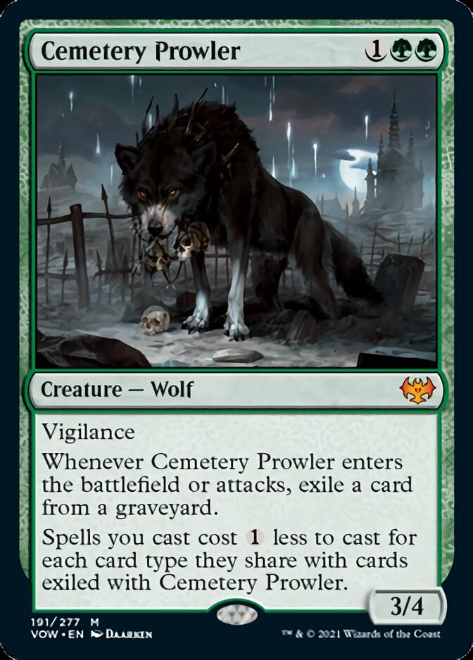 Cemetery Prowler [Innistrad: Crimson Vow] [Foil]