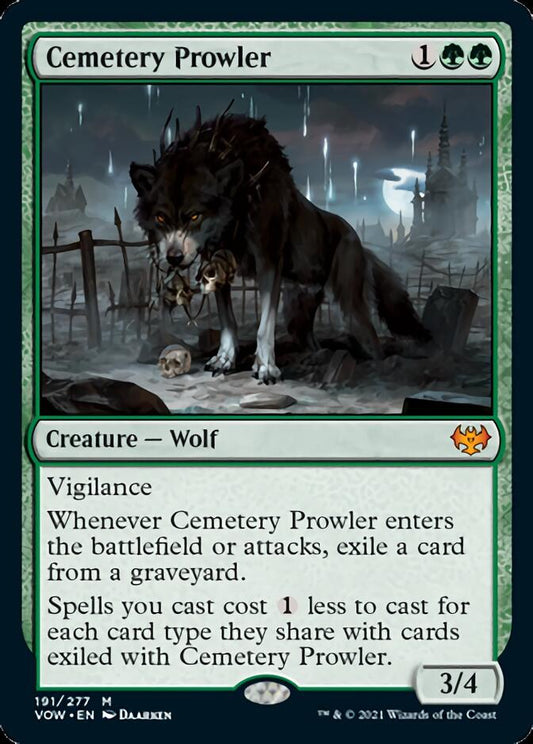 Cemetery Prowler [Innistrad: Crimson Vow] [Foil]