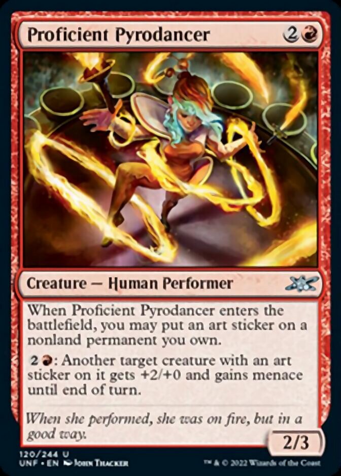 Proficient Pyrodancer [Unfinity] [Foil]