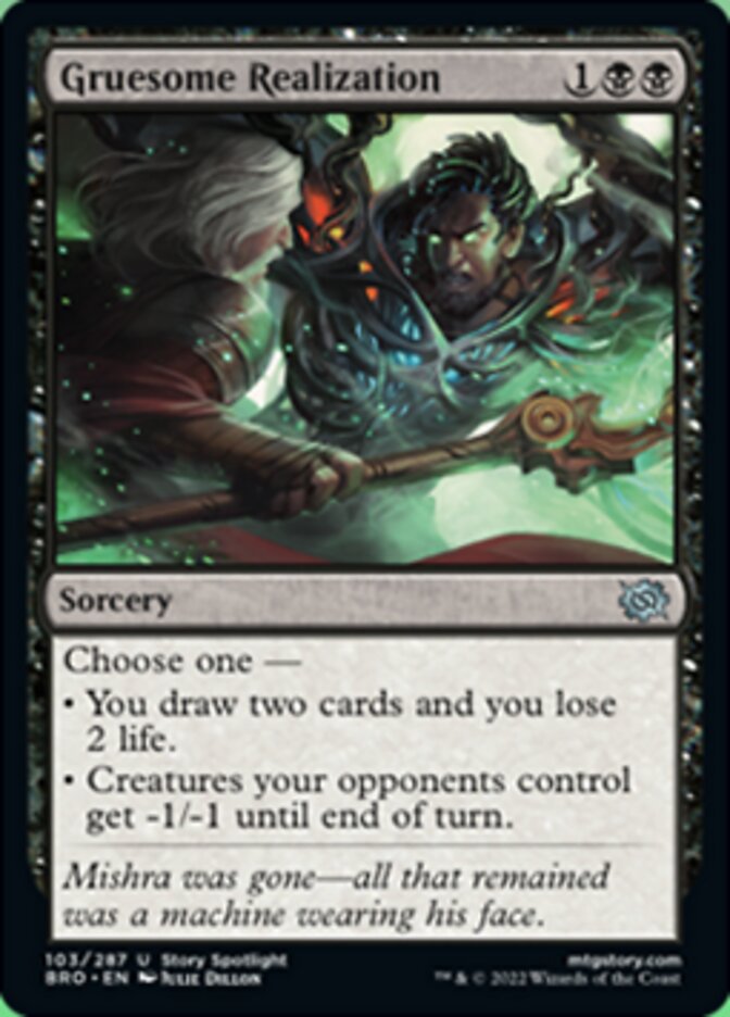 Gruesome Realization [The Brothers' War] [Foil]