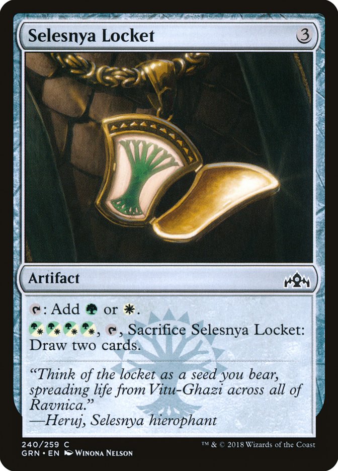Selesnya Locket [Guilds of Ravnica] [Foil]