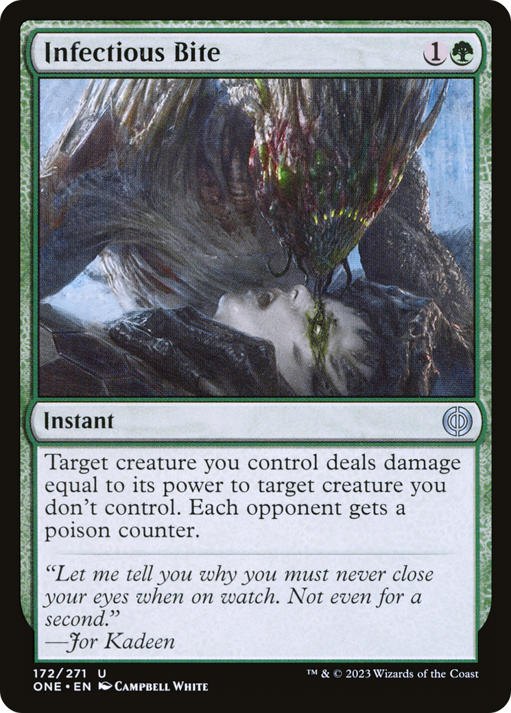 Infectious Bite [Phyrexia: All Will Be One] [Foil]