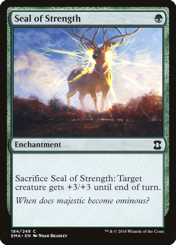 Seal of Strength [Eternal Masters] [Foil]